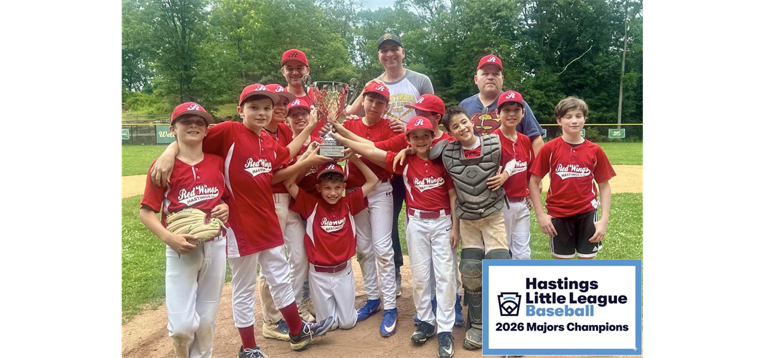 Congratulations to the 2026 Majors Baseball Champions, the Red Wings!